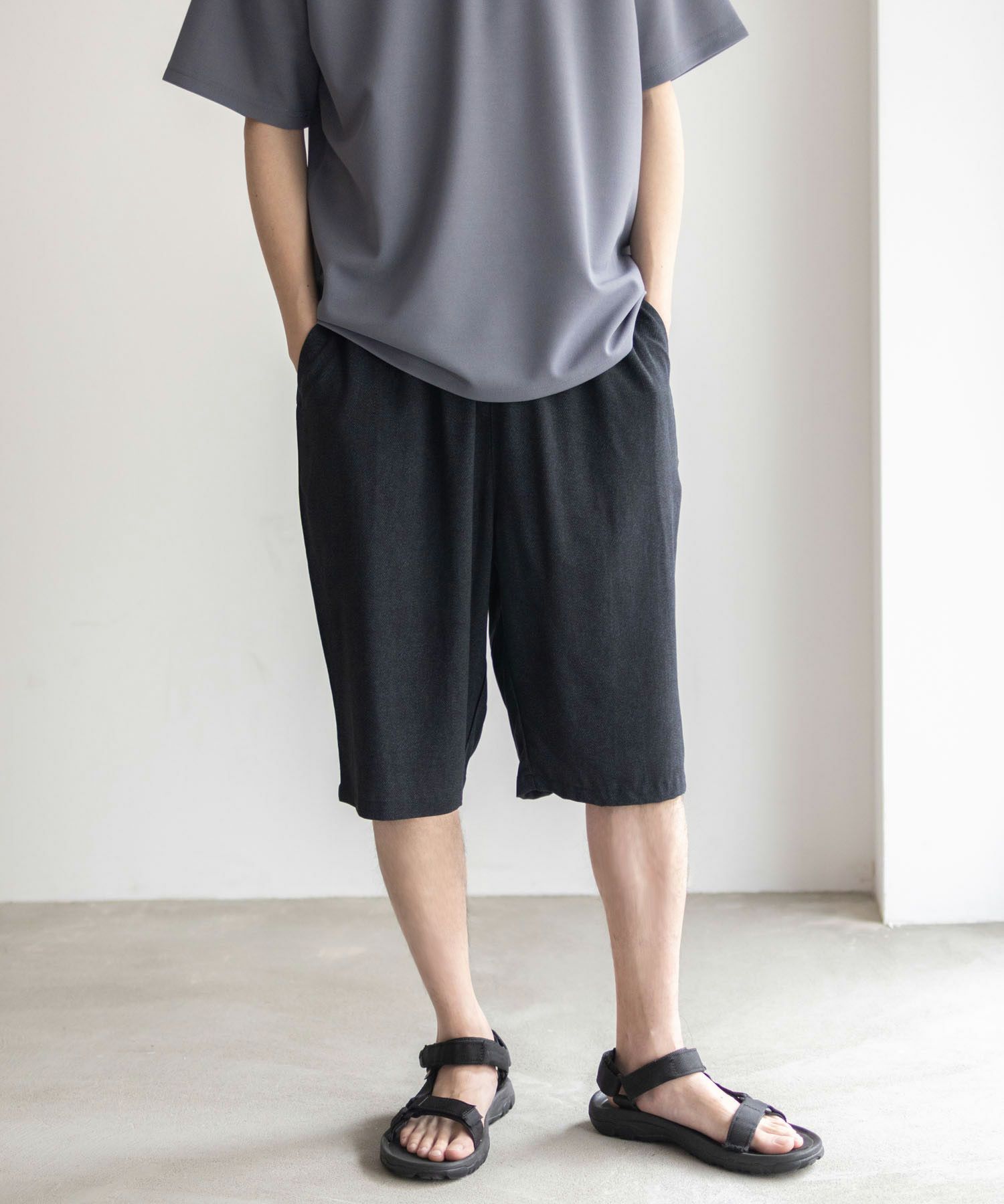 NAVY SARARI  レーヨンステテコ 無地 メンズ商品画像-2