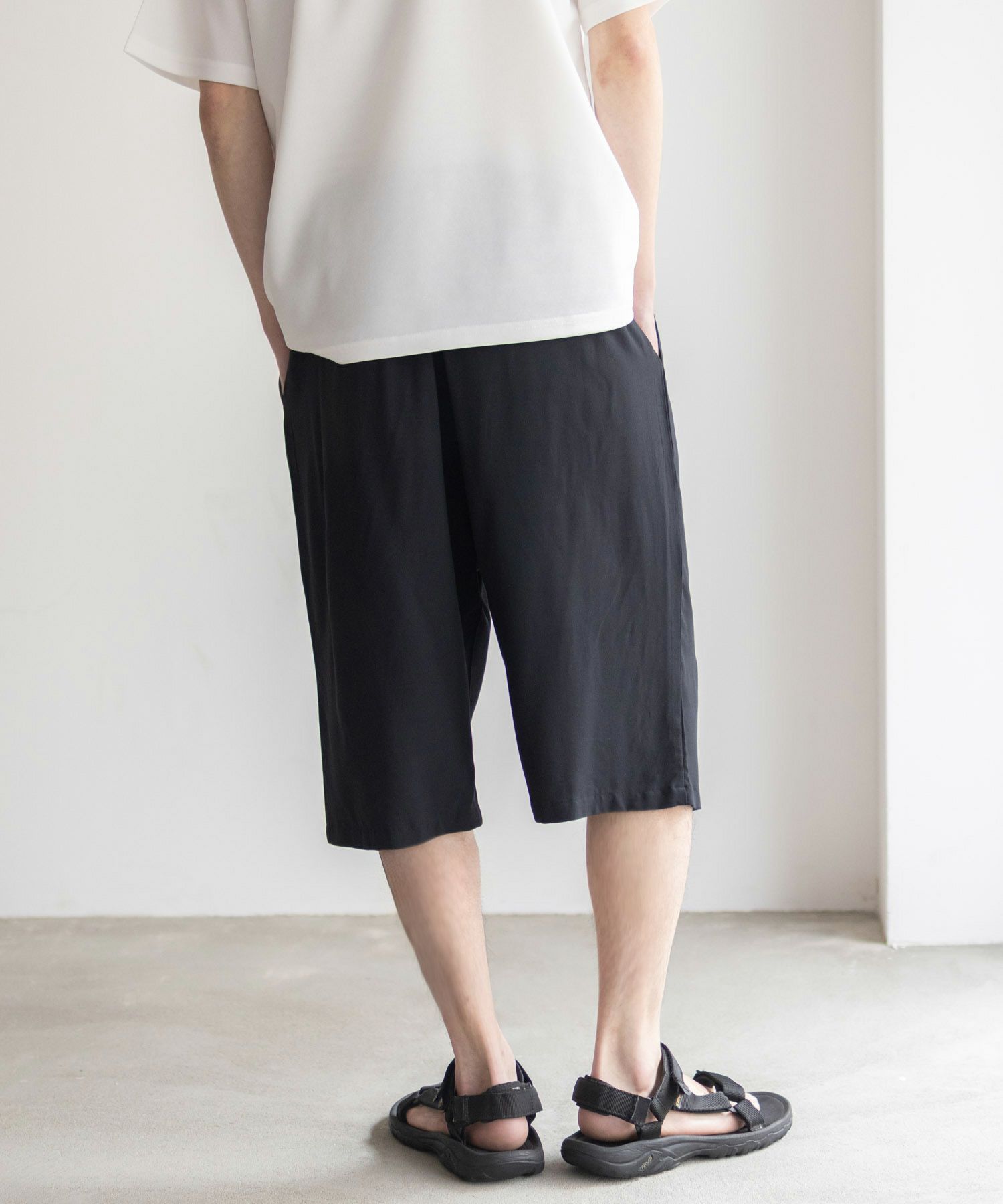 NAVY SARARI  レーヨンステテコ 無地 メンズ商品画像-9