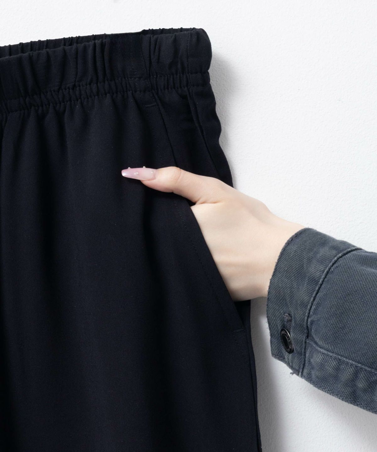 NAVY SARARI レーヨンステテコ 無地 メンズ