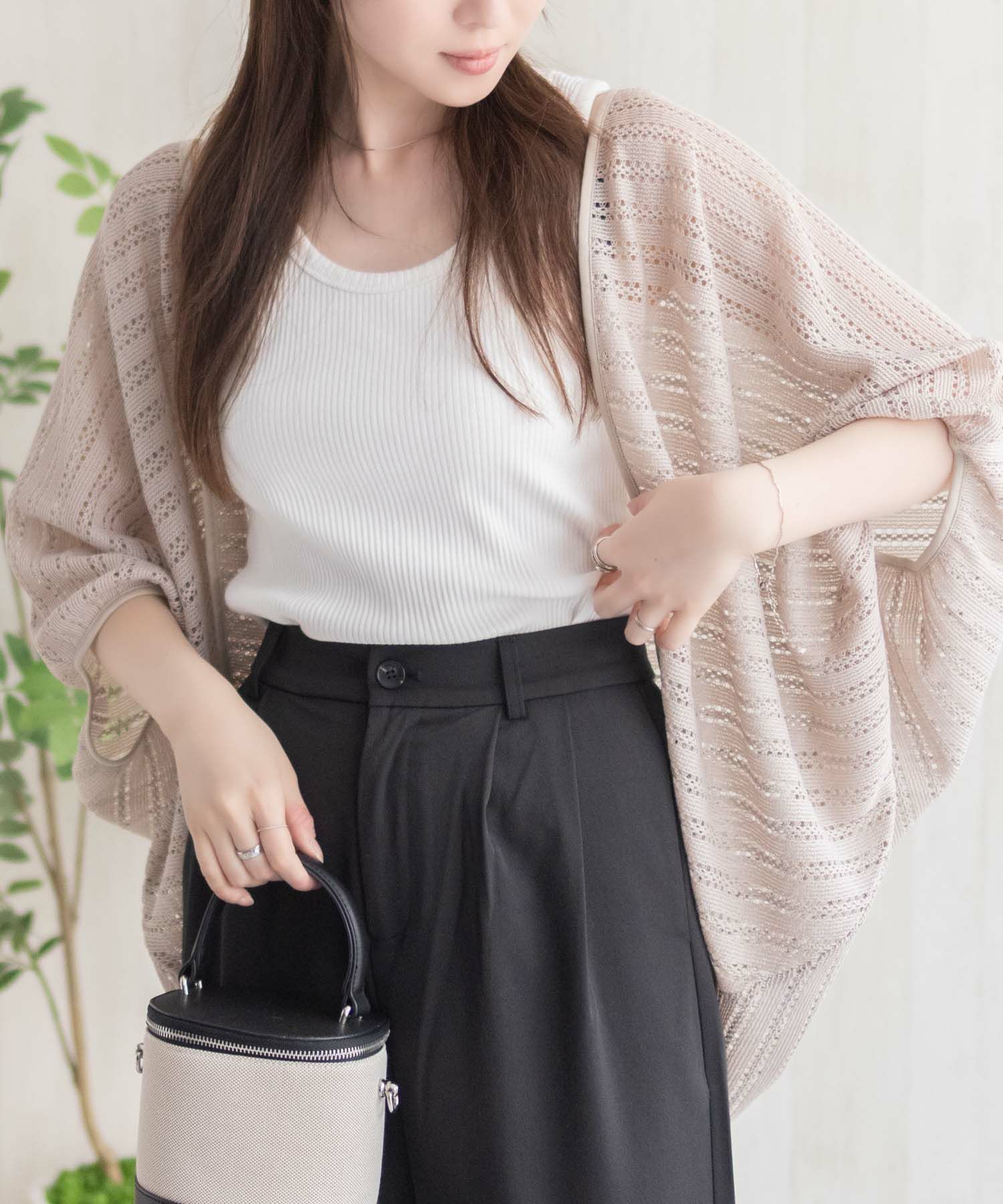 Howdy Marie  メッシュレースモモンガカーディガン レディース商品画像-16