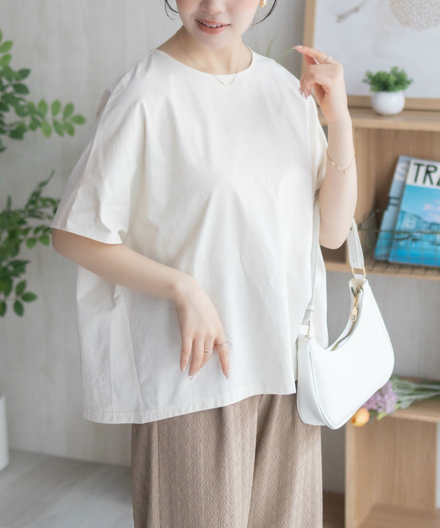 Howdy Marie バックタックプルオーバー レディース