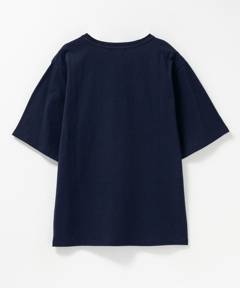 フラワー刺繍カレッジTシャツ レディース
