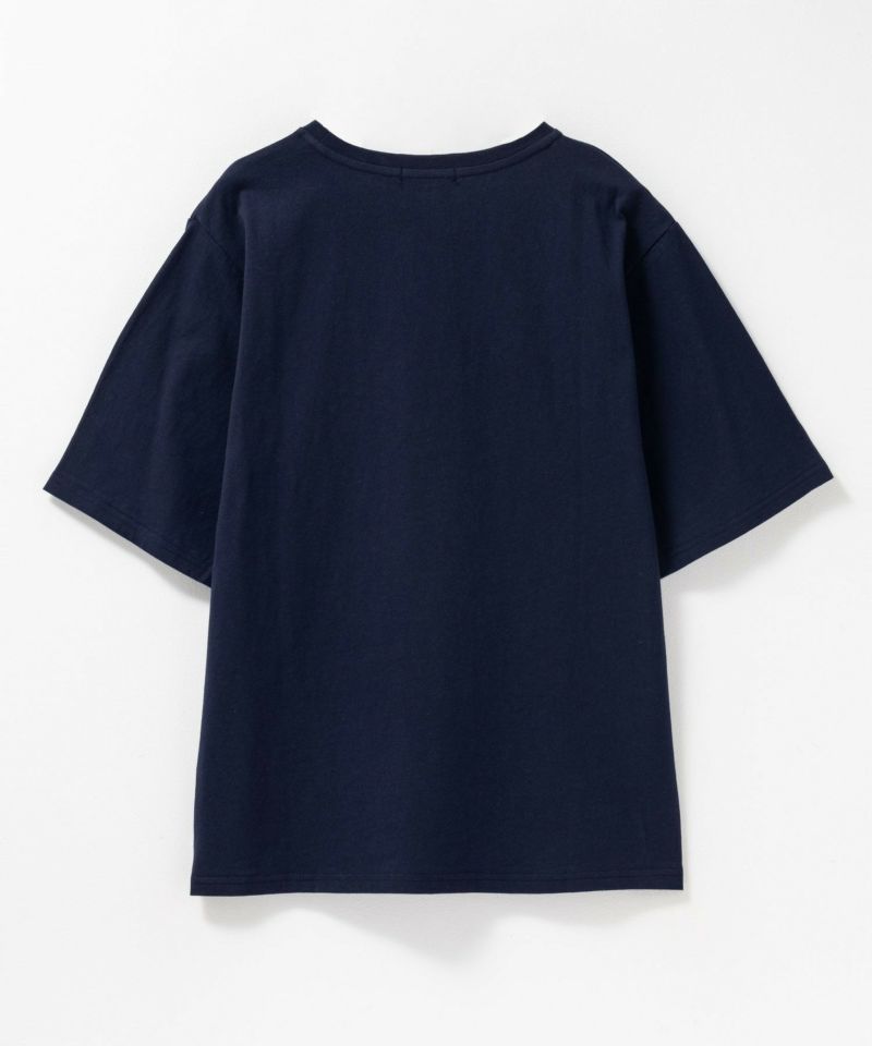 フラワー刺繍カレッジTシャツ レディース メール便 対応商品商品画像-11