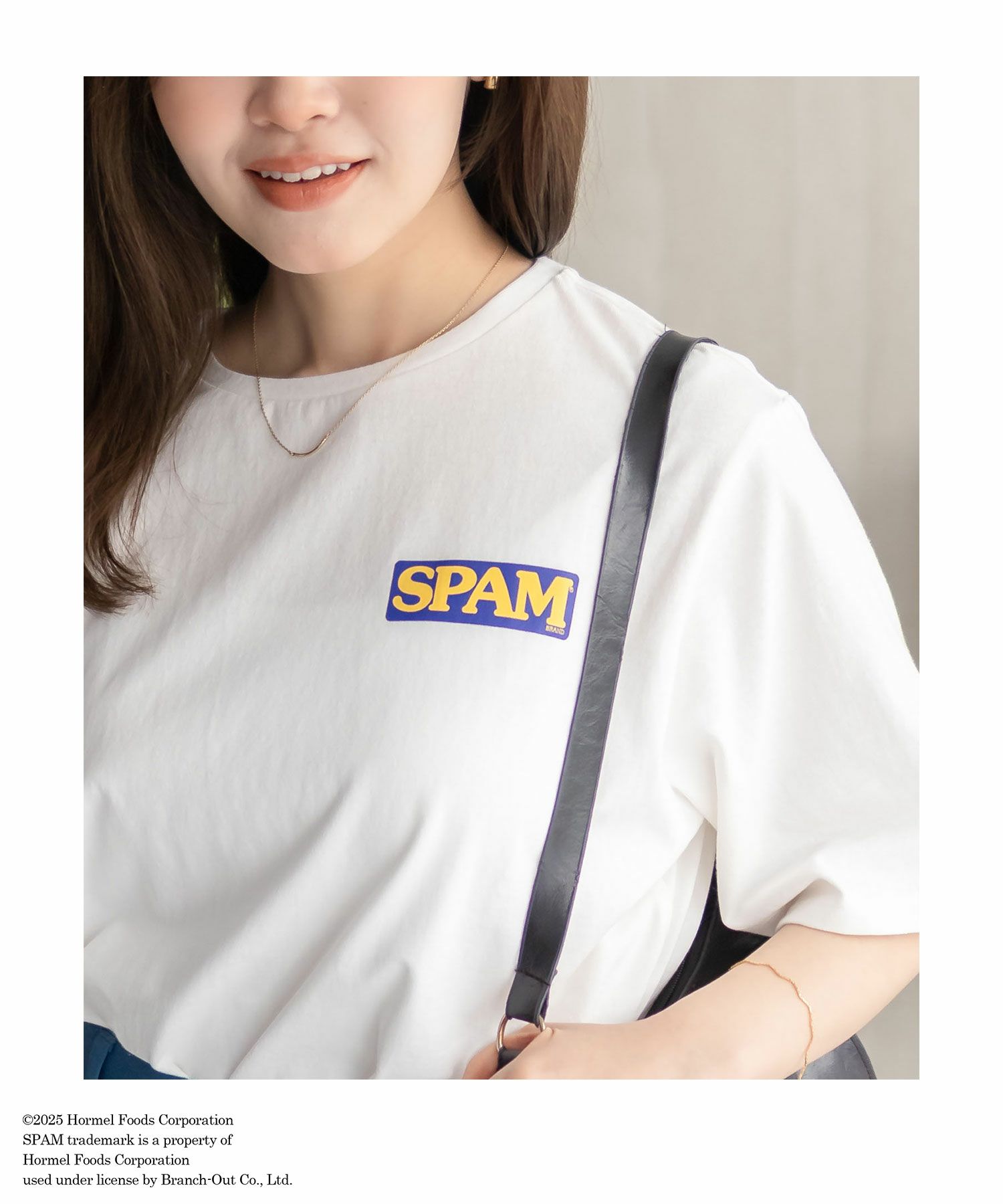 SPAM(R) Brand  プリントTシャツ レディース メール便 対応商品商品サムネイル-3