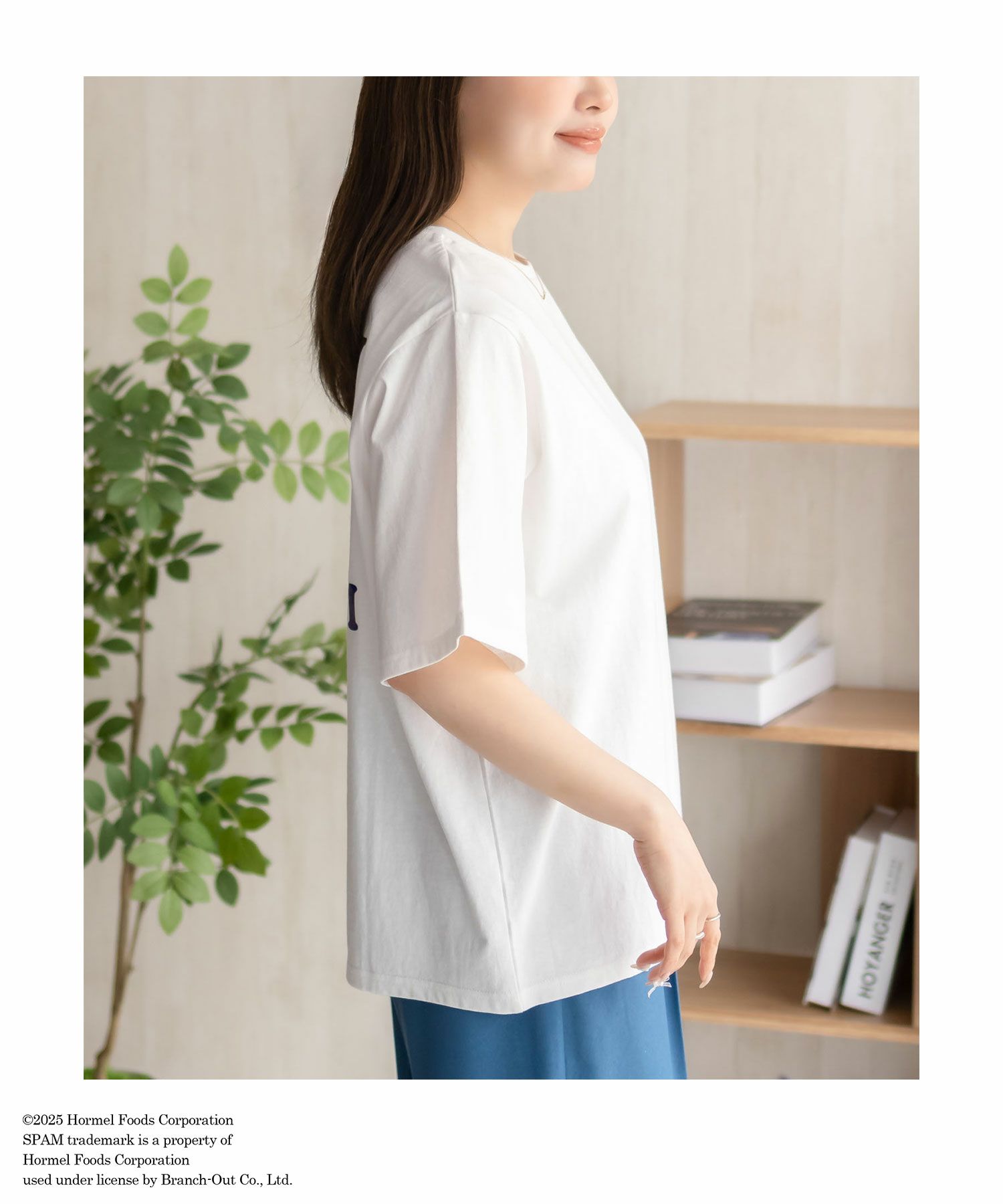 SPAM(R) Brand  プリントTシャツ レディース メール便 対応商品商品サムネイル-6