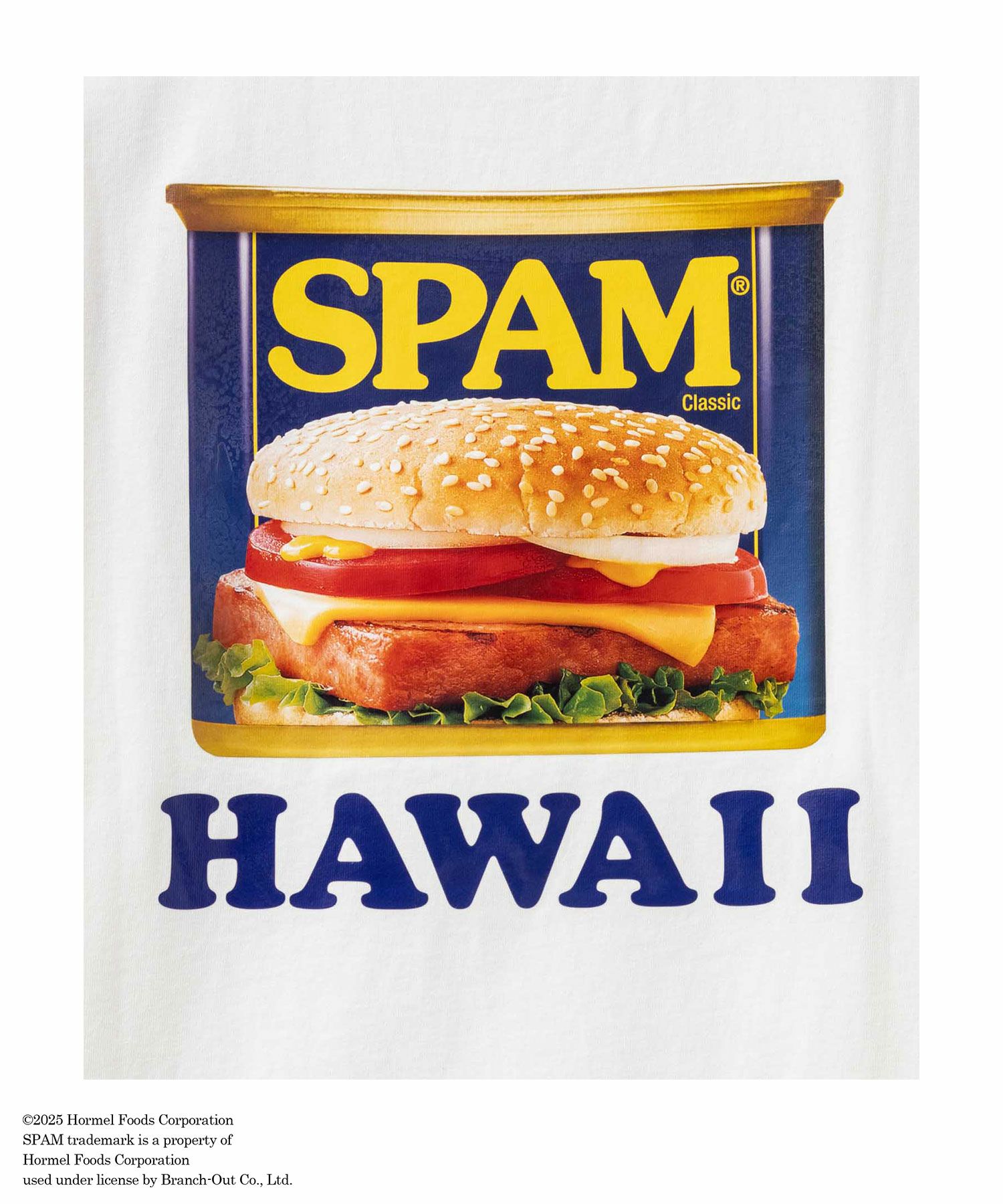SPAM(R) Brand  プリントTシャツ レディース メール便 対応商品商品画像-12