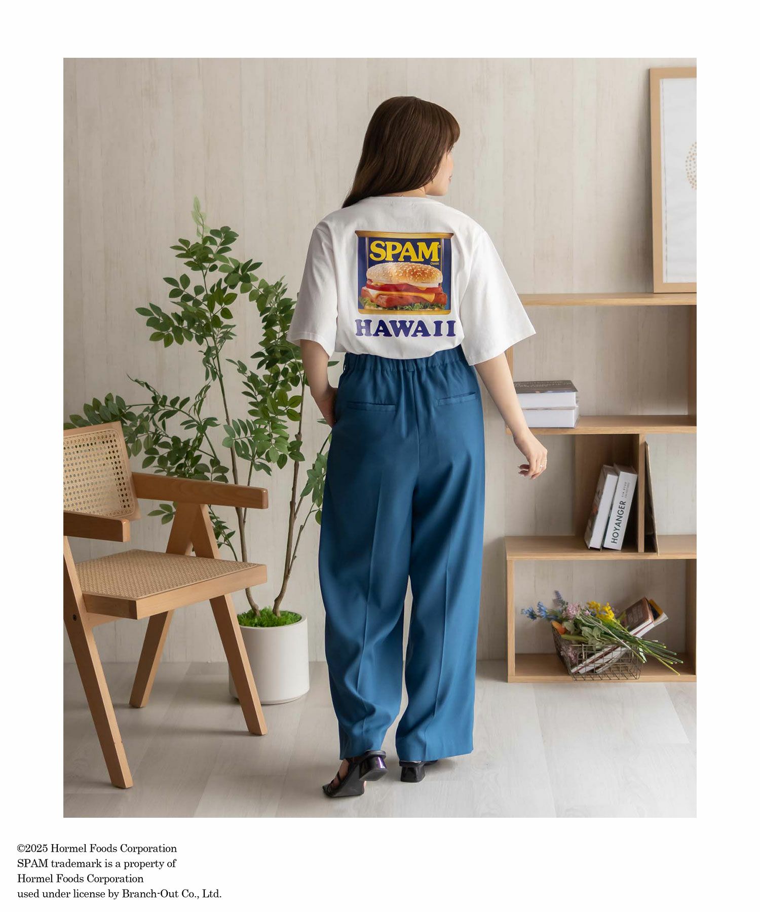 SPAM(R) Brand  プリントTシャツ レディース メール便 対応商品商品画像-13
