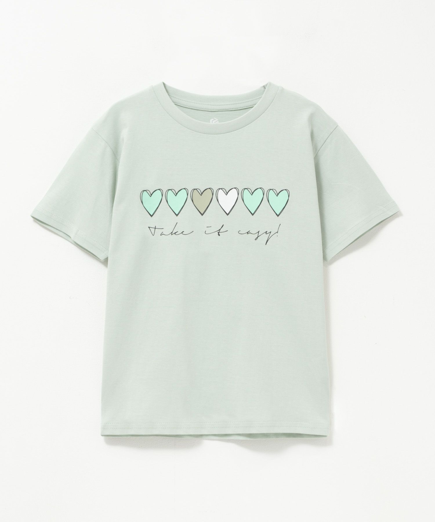 T-GRAPHICS  ハートグラフィック半袖Tシャツ キッズ メール便 対応商品商品画像-3