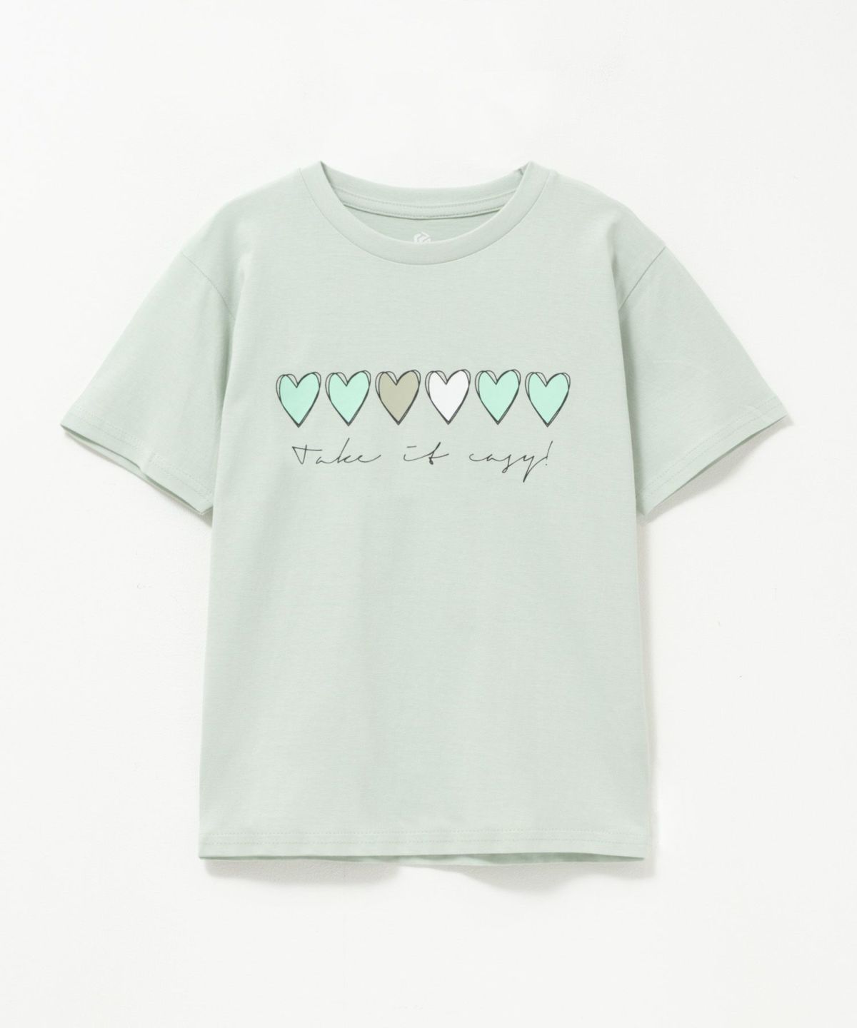 T-GRAPHICS ハートグラフィック半袖Tシャツ キッズ ネコポス 対応商品