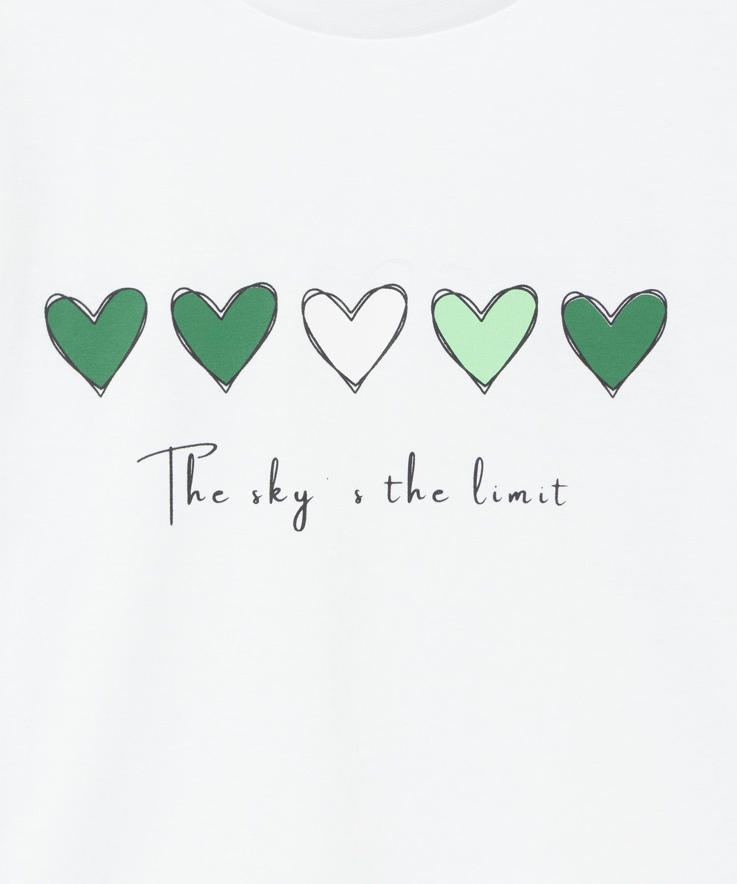 T-GRAPHICS ハートグラフィック半袖Tシャツ キッズ ネコポス 対応商品