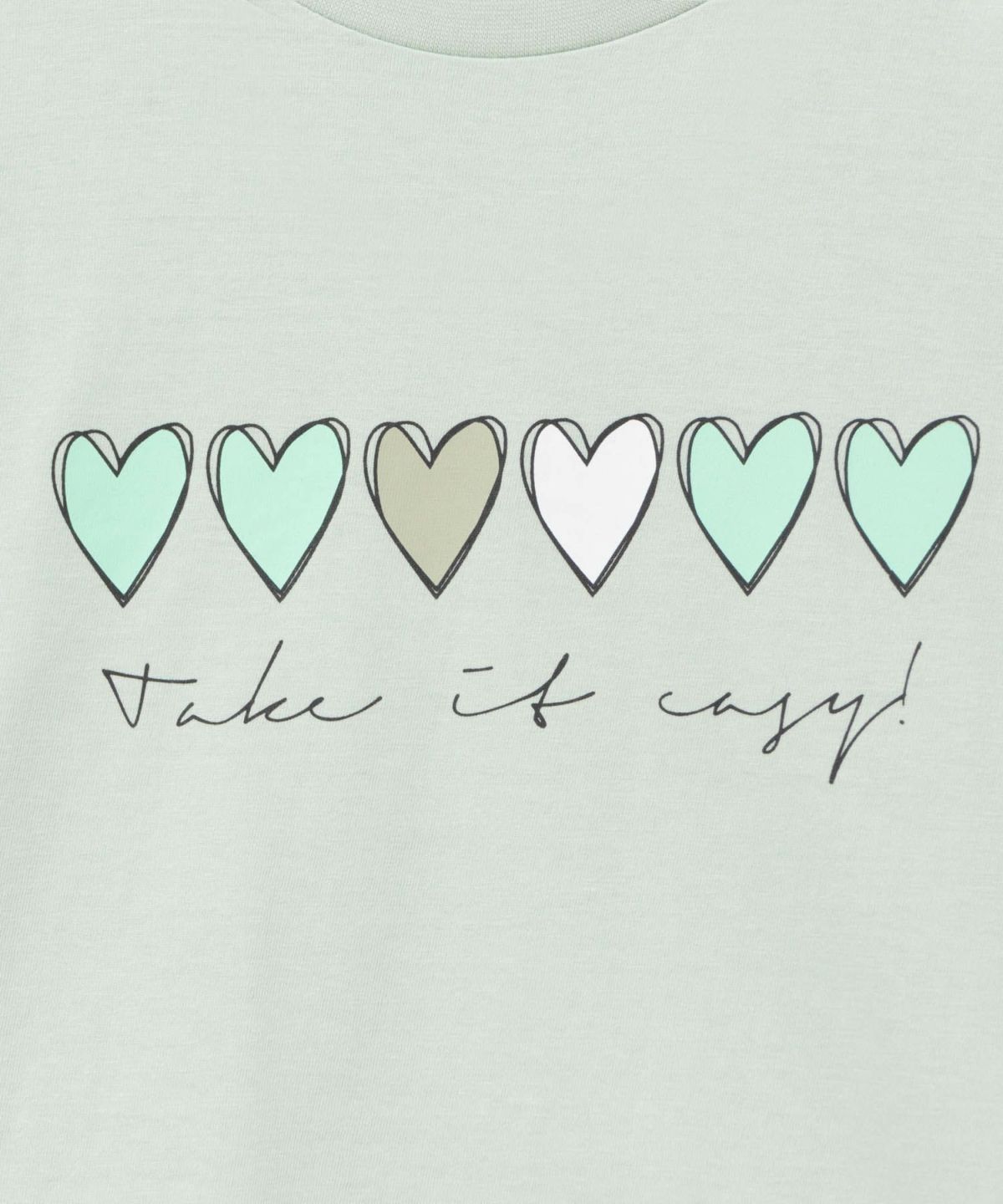 T-GRAPHICS ハートグラフィック半袖Tシャツ キッズ ネコポス 対応商品