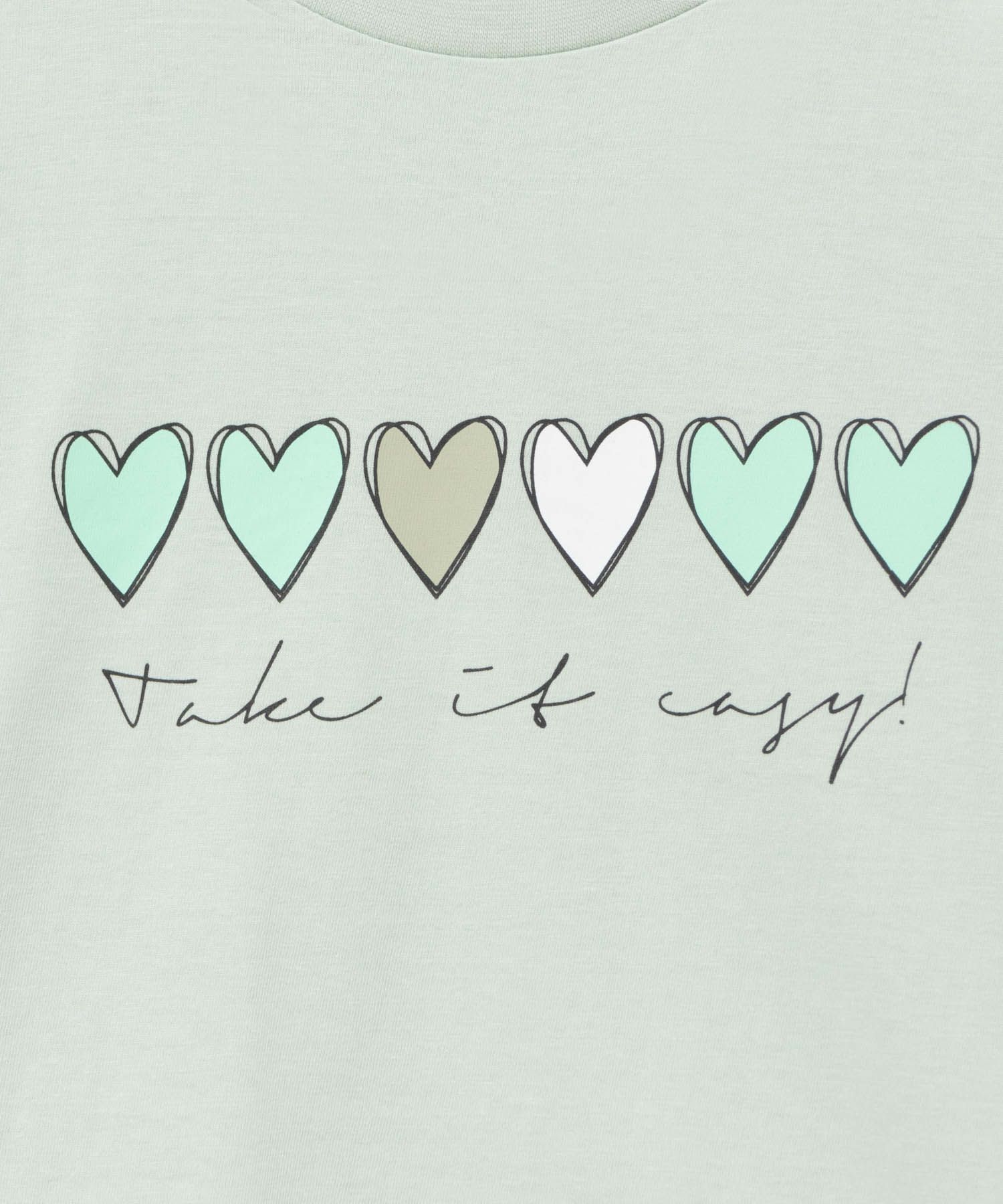 T-GRAPHICS  ハートグラフィック半袖Tシャツ キッズ メール便 対応商品商品サムネイル-6