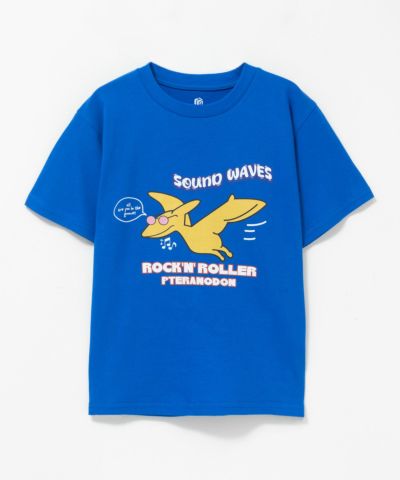 T-GRAPHICS  ダイナソープリント半袖Tシャツ キッズ ネコポス 対応商品