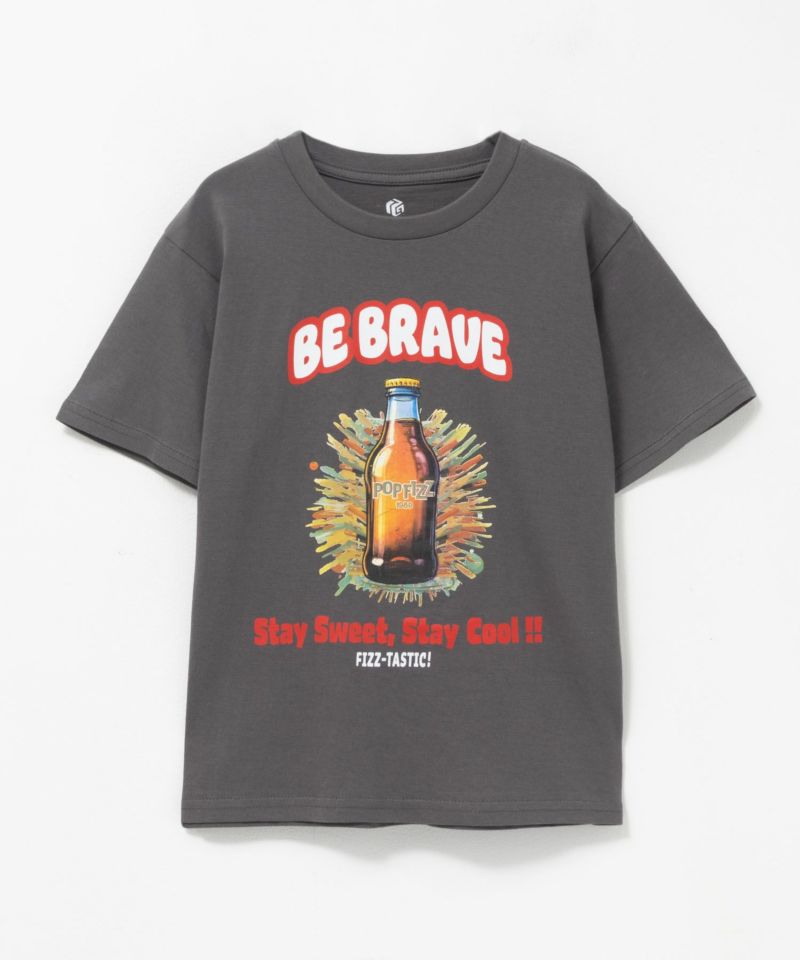 [値下げ]T-GRAPHICS  ポッププリント半袖Tシャツ キッズ ネコポス 対応商品商品画像-1