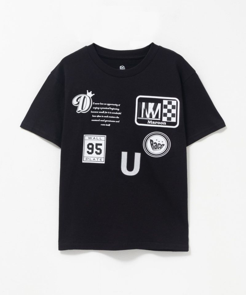 T-GRAPHICS ロゴストリート半袖Tシャツ キッズ メール便 対応商品商品画像-3