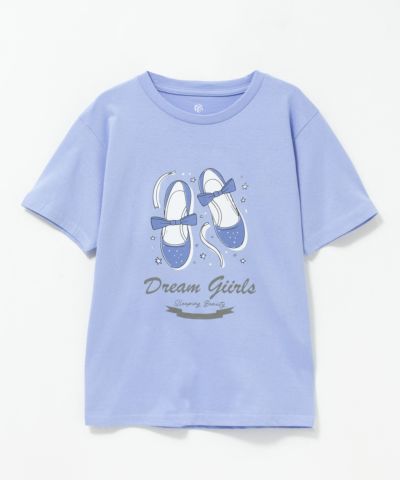 T-GRAPHICS  ガーリー半袖Tシャツ キッズ ネコポス 対応商品