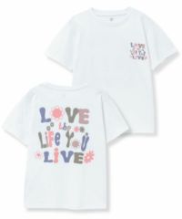 T-GRAPHICS デカロゴ半袖Tシャツ キッズ ネコポス 対応商品