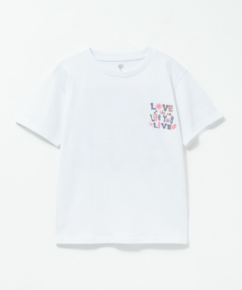 T-GRAPHICS  デカロゴ半袖Tシャツ キッズ メール便 対応商品商品画像-4