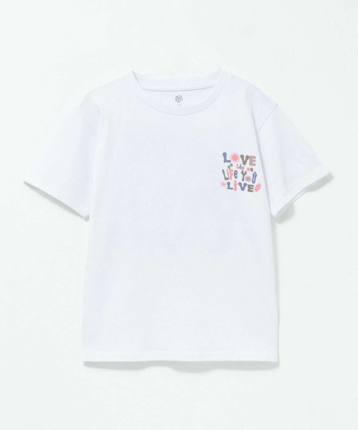 T-GRAPHICS デカロゴ半袖Tシャツ キッズ ネコポス 対応商品