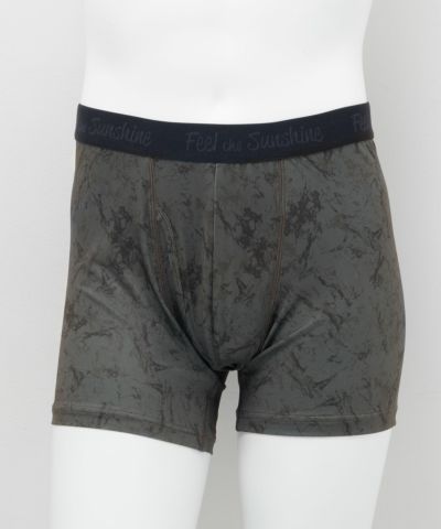 NAVY  メッシュボクサーパンツ マーブル柄 メンズ ネコポス 対応商品