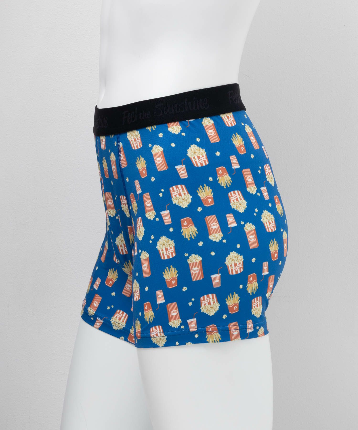 NAVY メッシュボクサーパンツ ポップコーン柄 メンズ ネコポス 対応商品