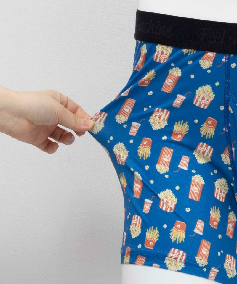 NAVY  メッシュボクサーパンツ ポップコーン柄 メンズ メール便 対応商品商品画像-8