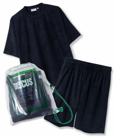 【WEB限定】DISCUS  半袖ルームウェア パイルセットアップ メンズ
