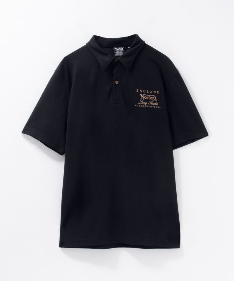 Norton  ボタニカルワッペンポロシャツ メンズ商品画像-3