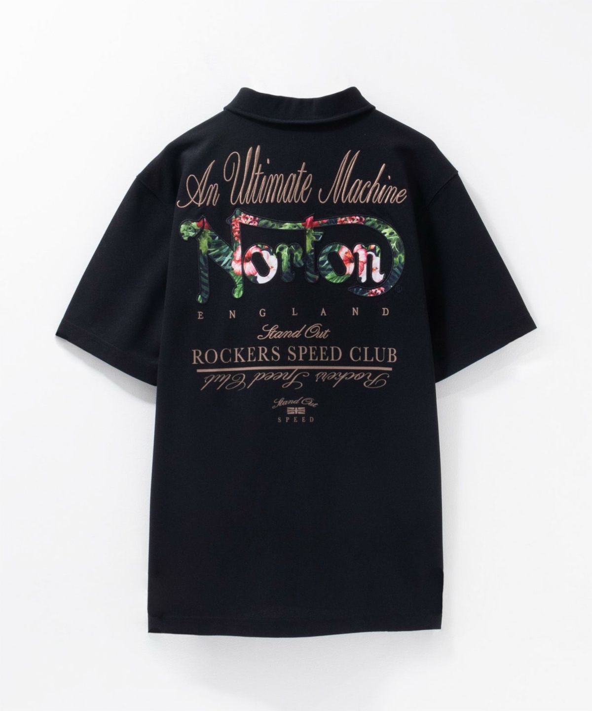 Norton ボタニカルワッペンポロシャツ メンズ