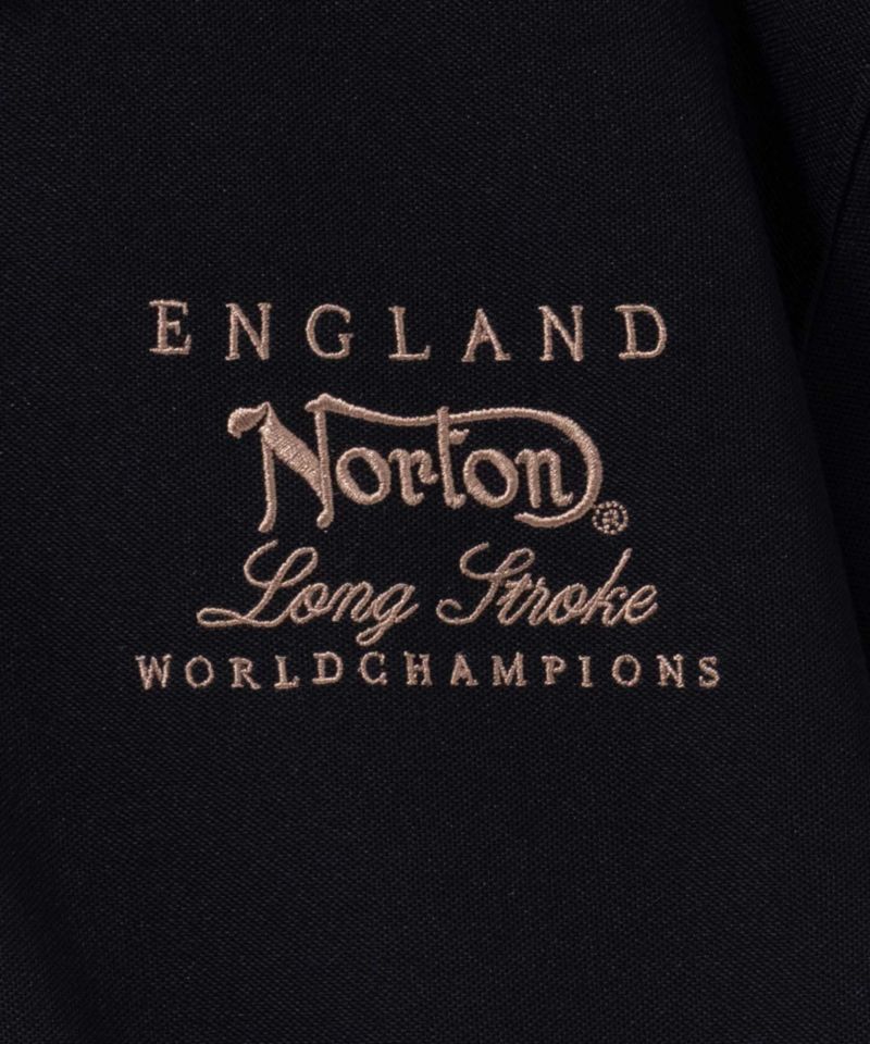 Norton  ボタニカルワッペンポロシャツ メンズ商品画像-7