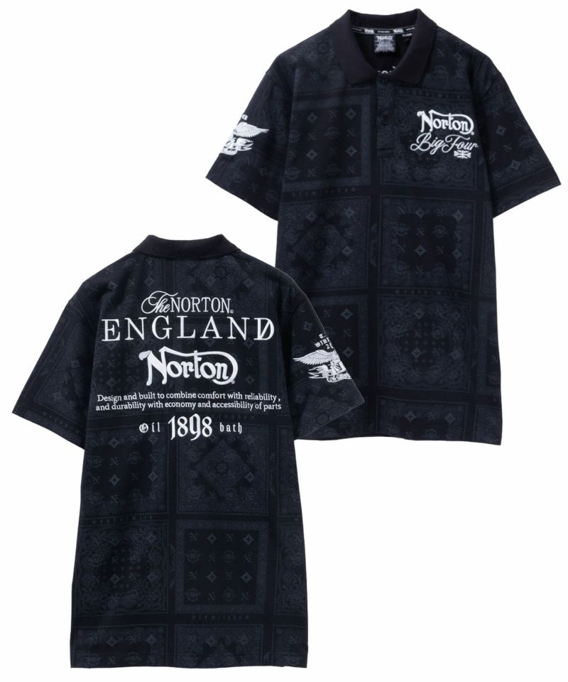 楽天市場】ノートン NORTON ポロシャツ MAXシリーズ ペイズリー