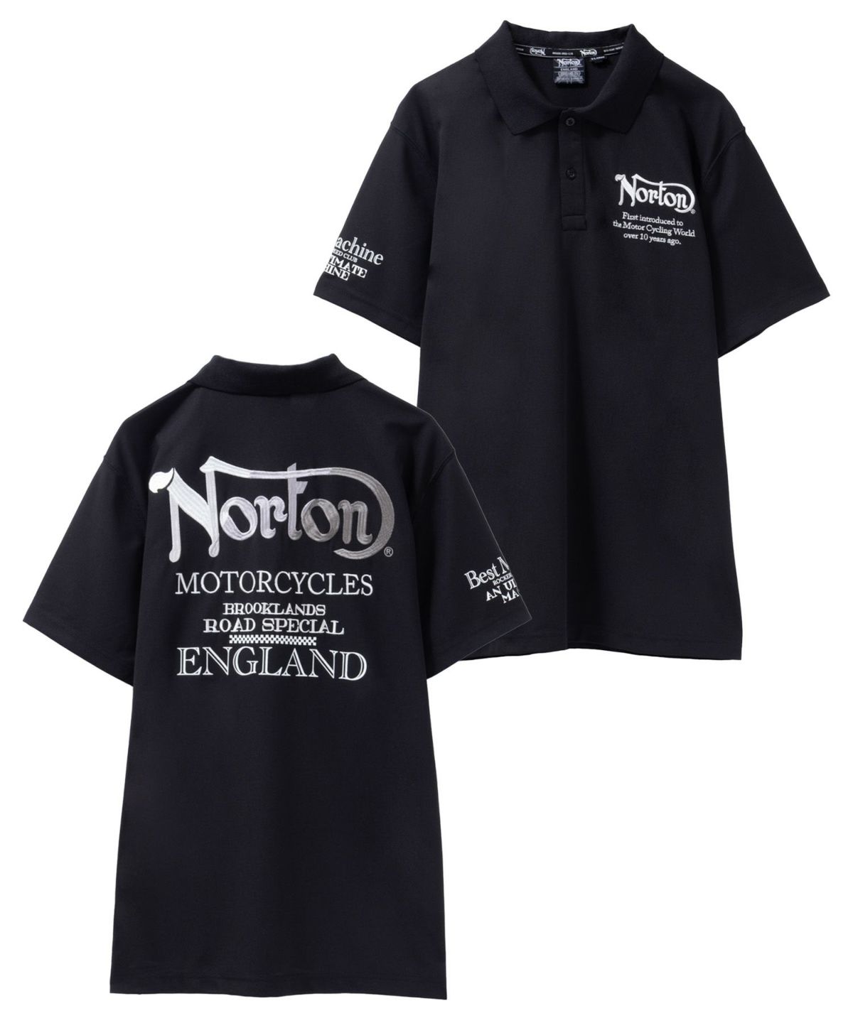 Norton ドライベーシックドックポロシャツ メンズ