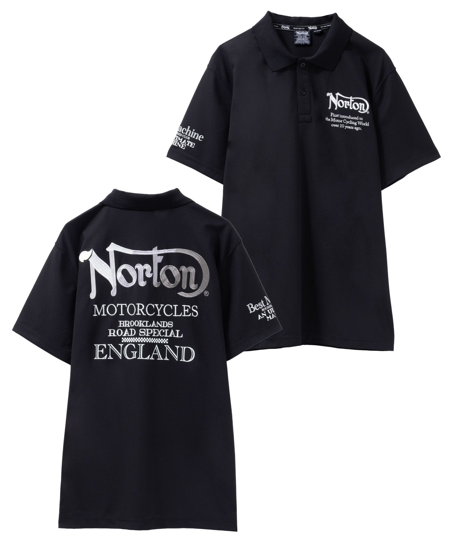Norton ドライベーシックドックポロシャツ メンズ