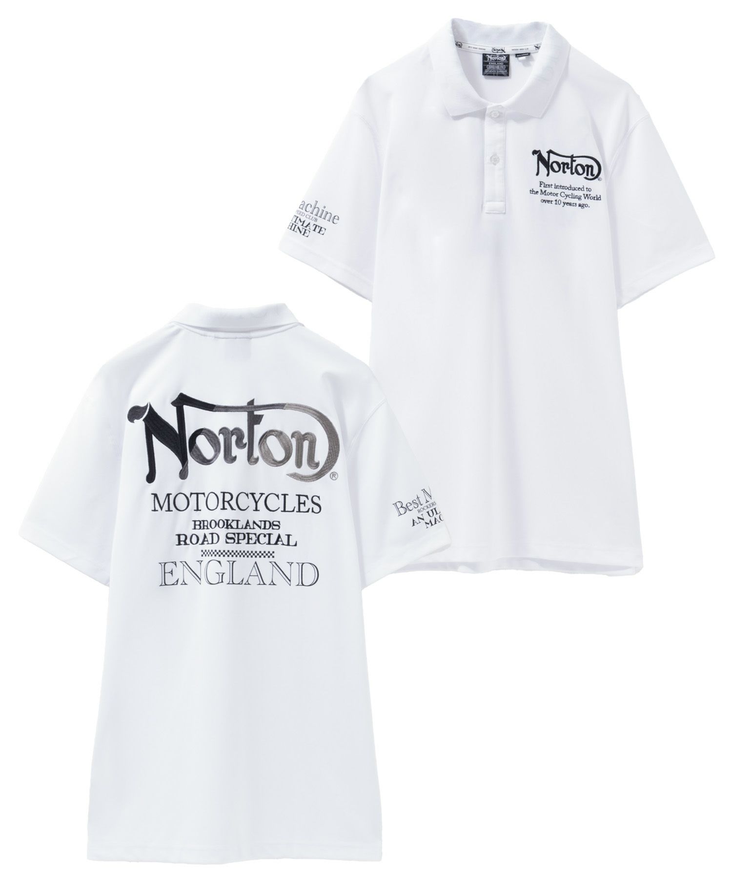 Norton  ドライベーシックドックポロシャツ メンズ商品画像-2