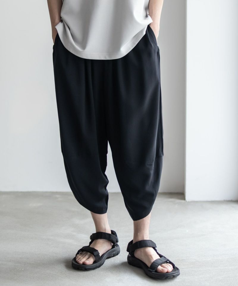 NAVY SARARI  レーヨンバルーンパンツ メンズ商品画像-1