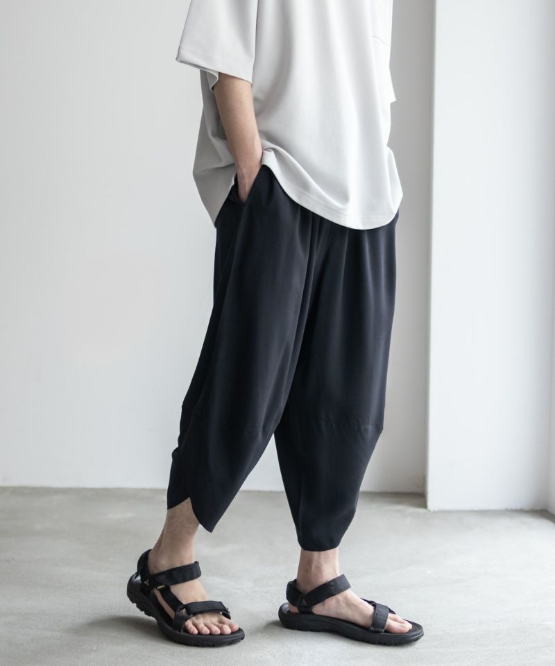 NAVY SARARI レーヨンバルーンパンツ メンズ商品画像-6