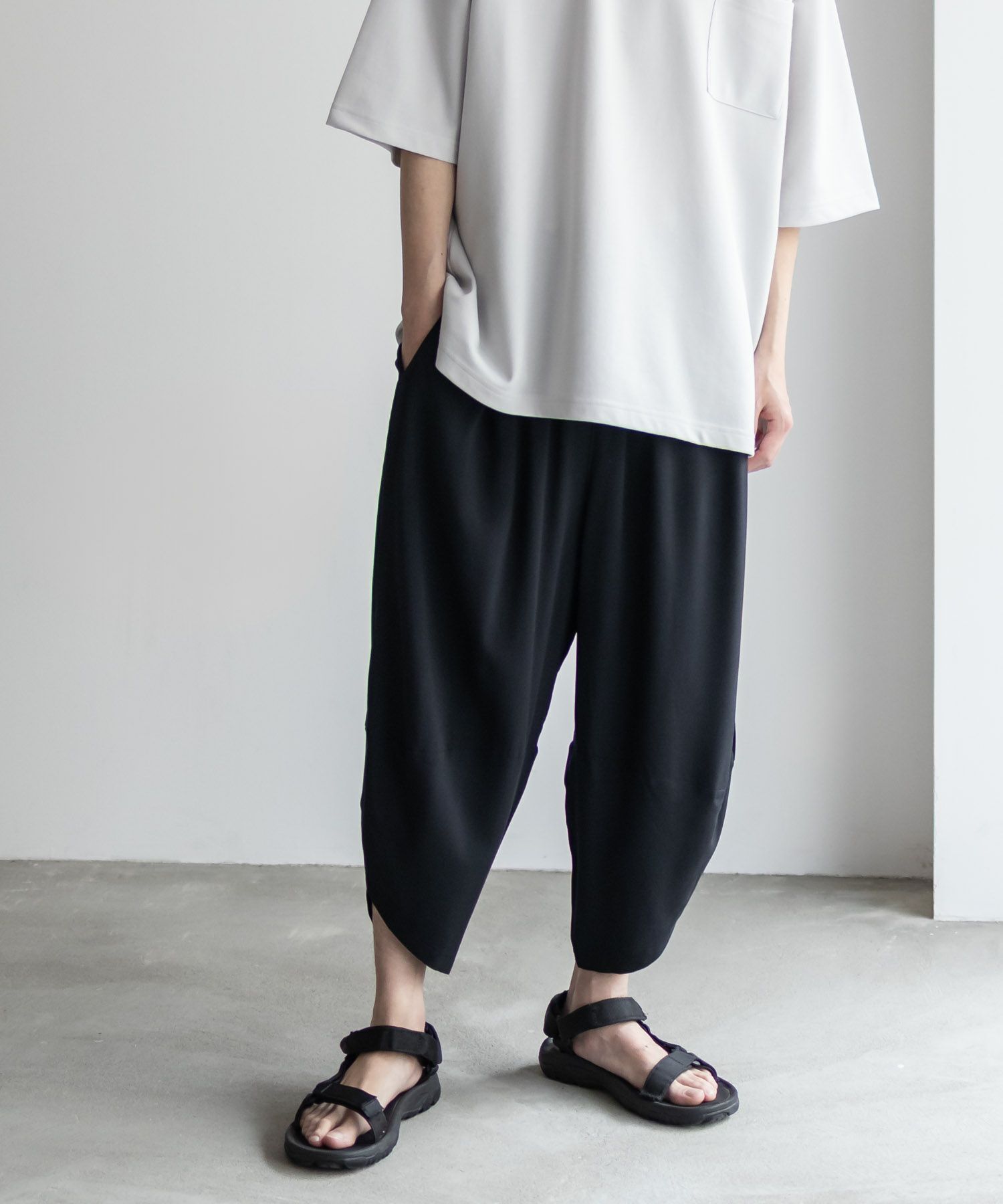 NAVY SARARI レーヨンバルーンパンツ メンズ