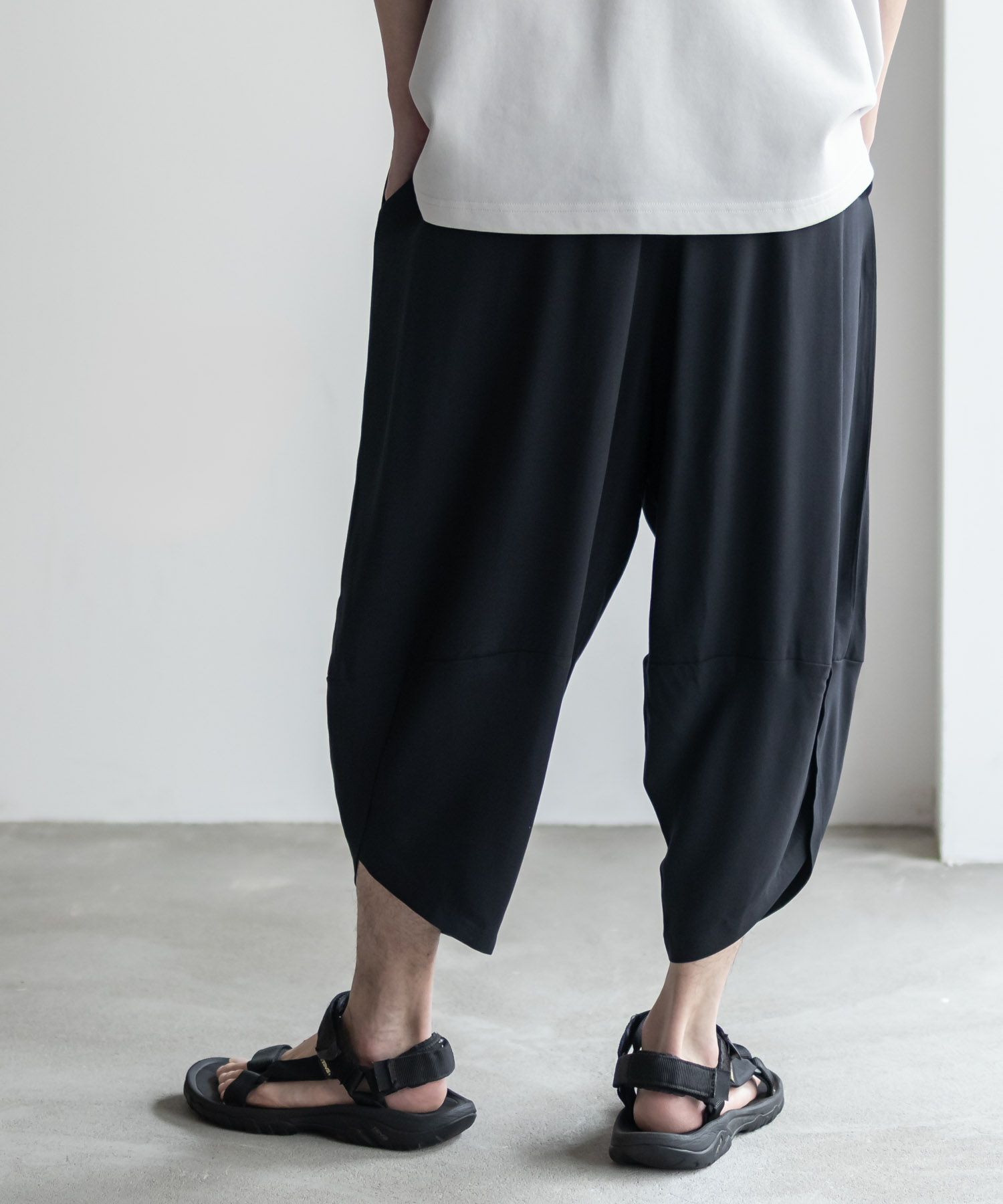 NAVY SARARI  レーヨンバルーンパンツ メンズ商品サムネイル-9