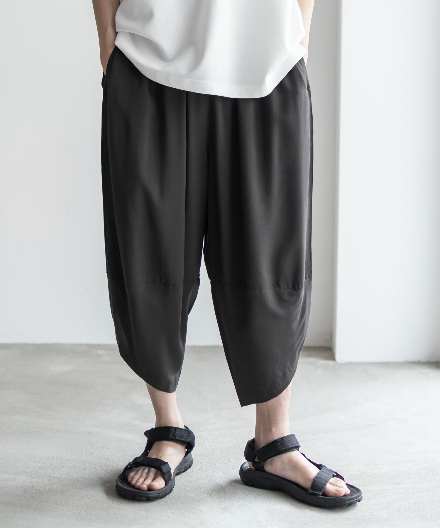 NAVY SARARI レーヨンバルーンパンツ メンズ