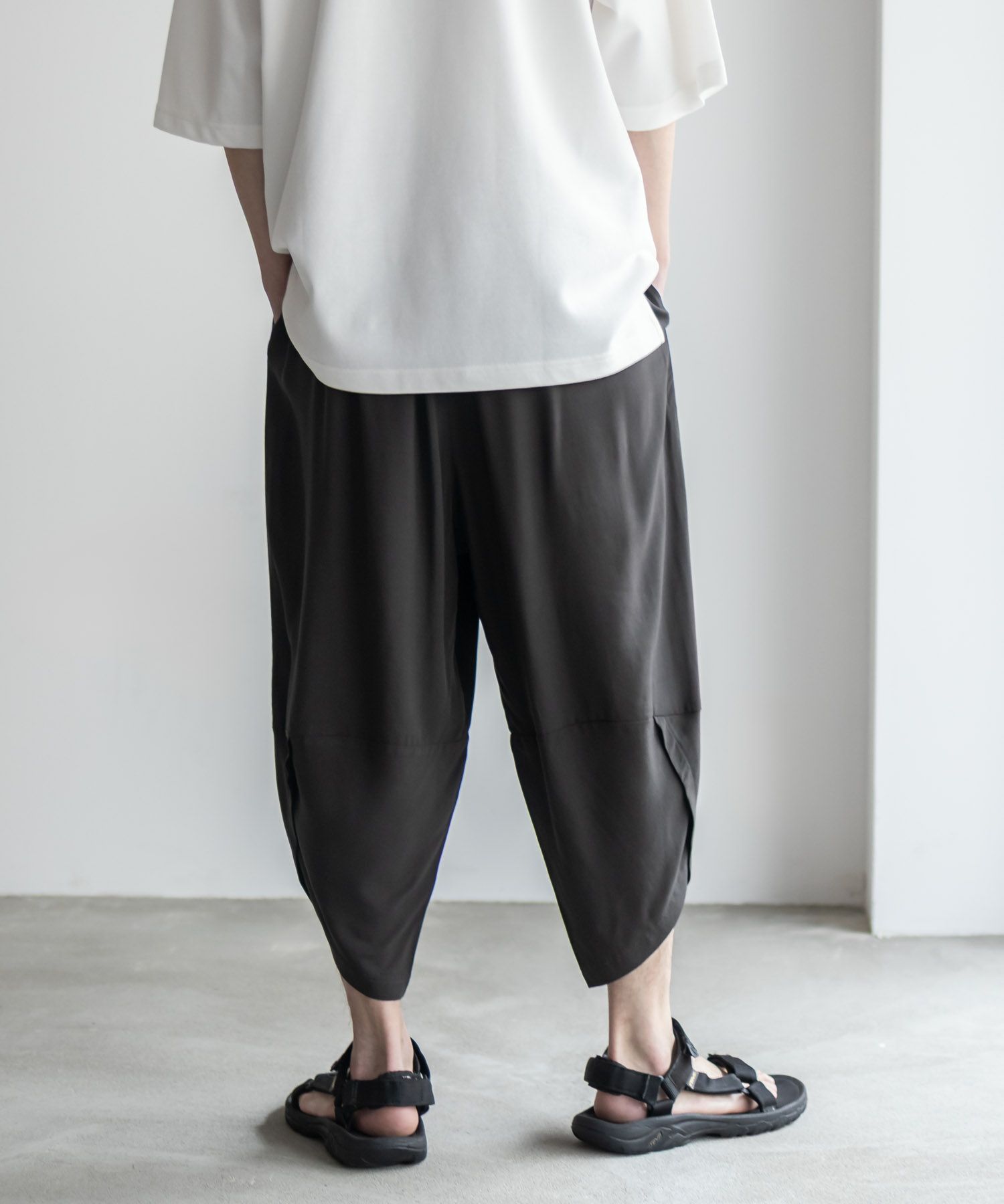 NAVY SARARI レーヨンバルーンパンツ メンズ