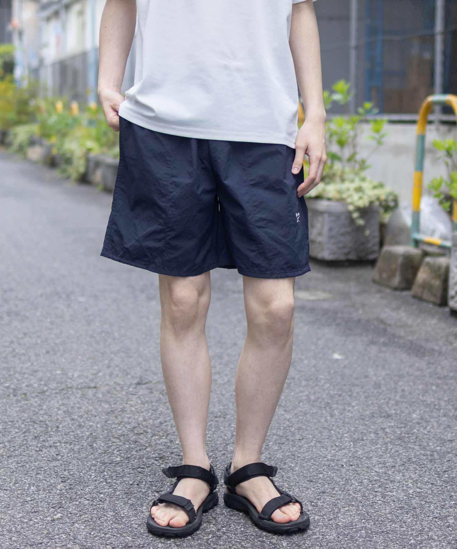 Reebok ナイロンショートパンツ メンズ