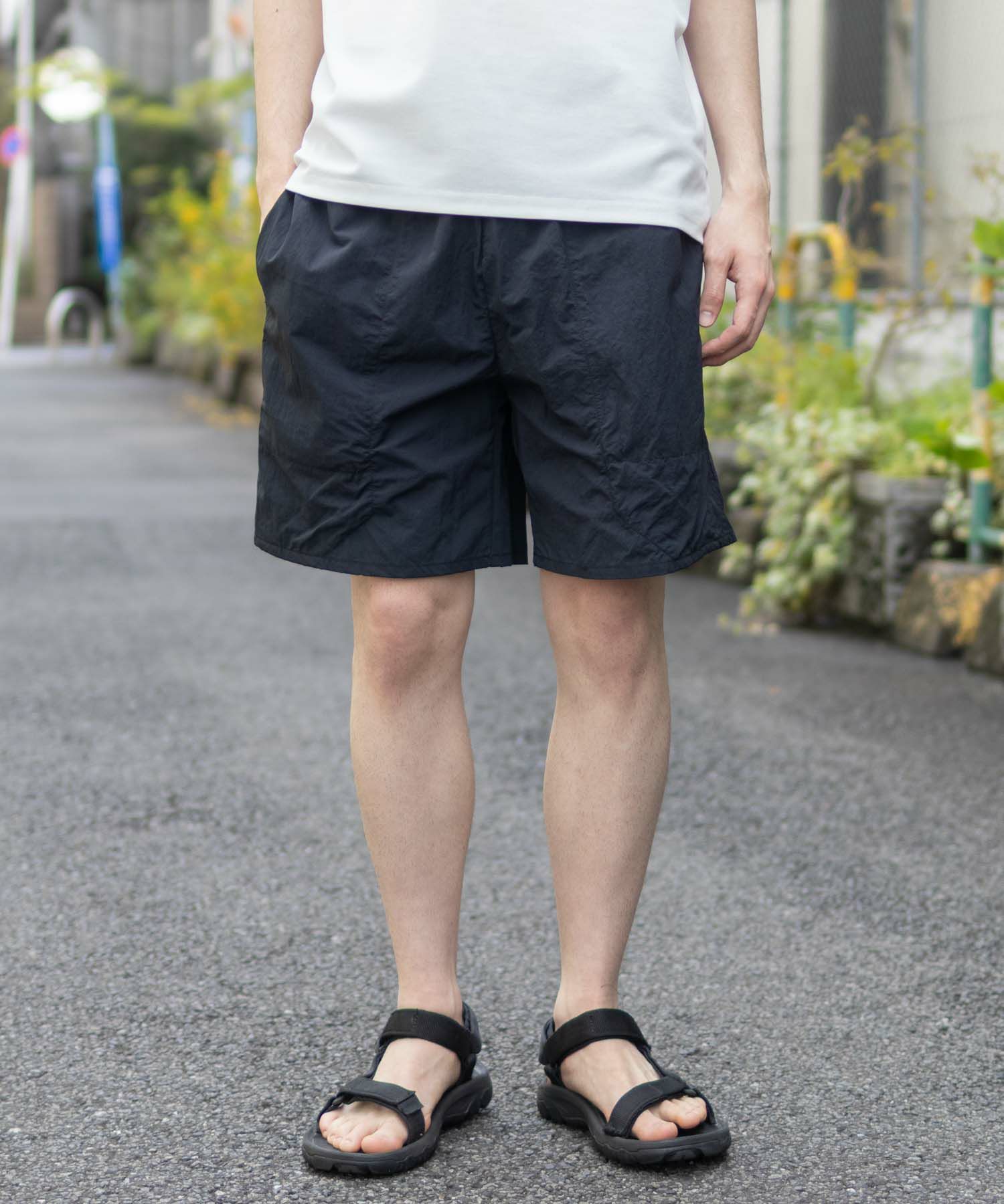 Reebok ナイロンショートパンツ メンズ