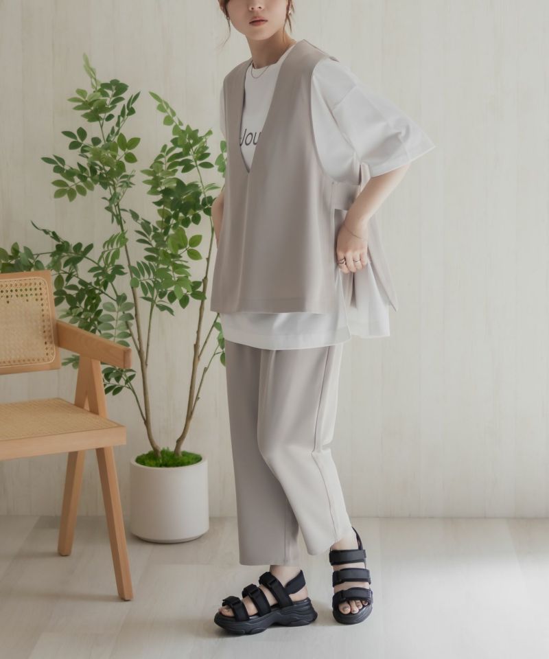 [最終さらに50%OFF]HusHusH  冷感ノーカラージレ レディース商品画像-7