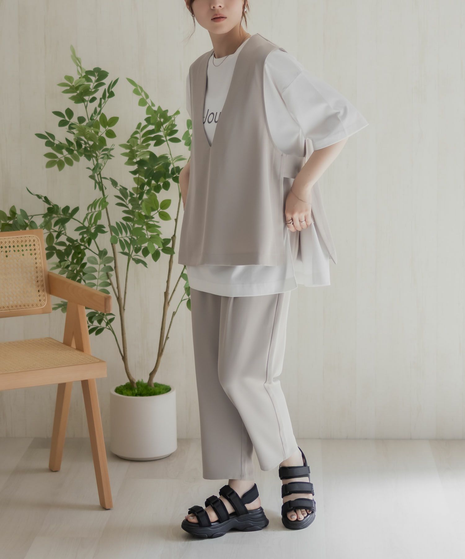 [最終さらに50%OFF]HusHusH  冷感ノーカラージレ レディース商品サムネイル-7