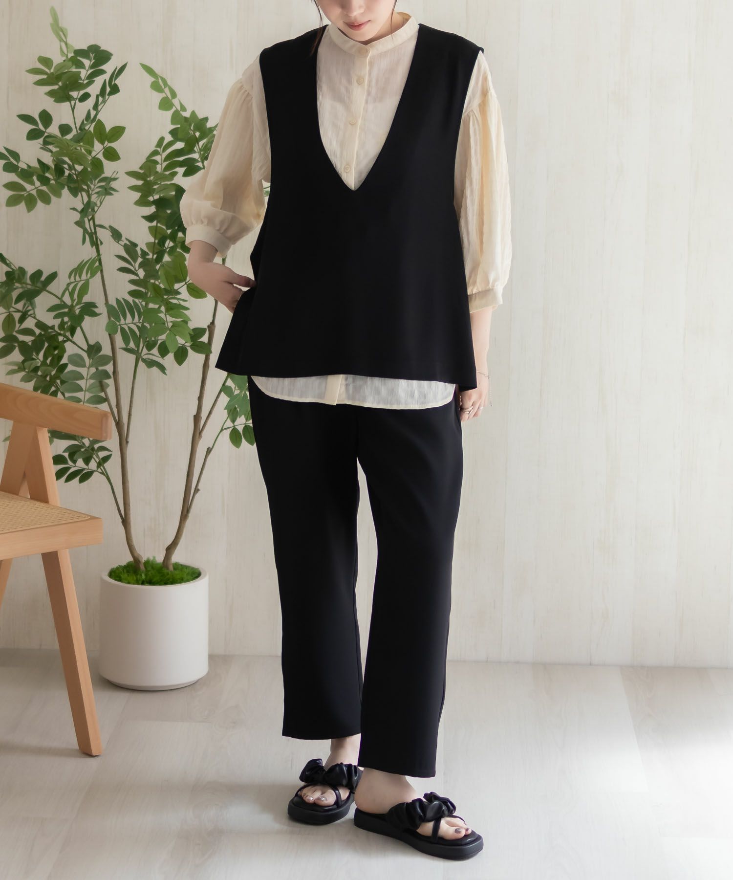 [最終さらに50%OFF]HusHusH  冷感ノーカラージレ レディース商品サムネイル-15