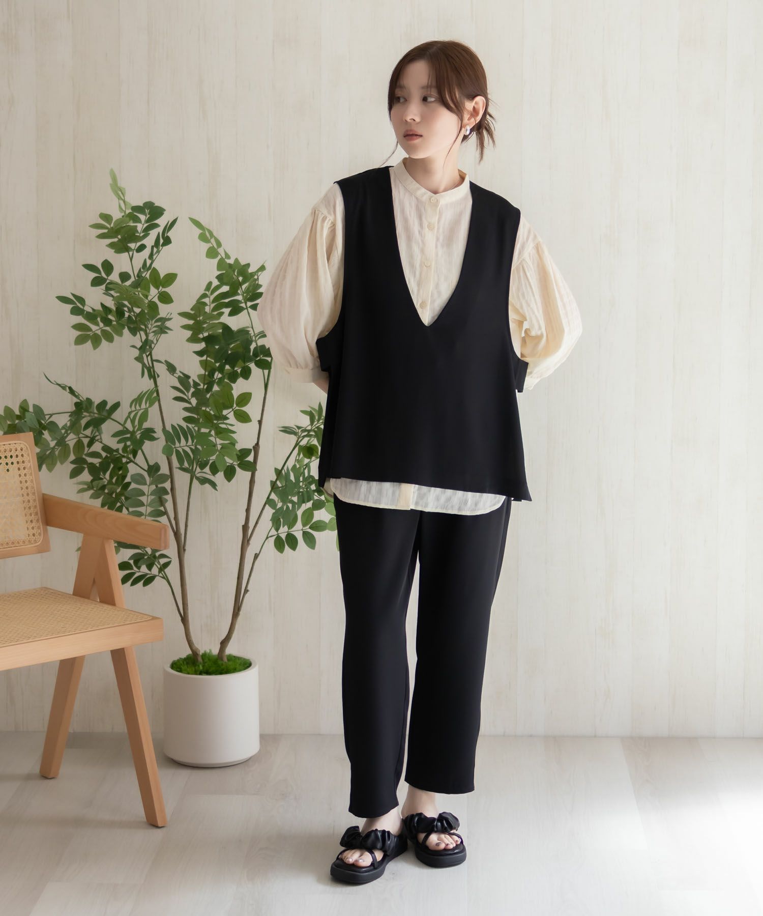 [最終さらに50%OFF]HusHusH  冷感ノーカラージレ レディース商品サムネイル-24