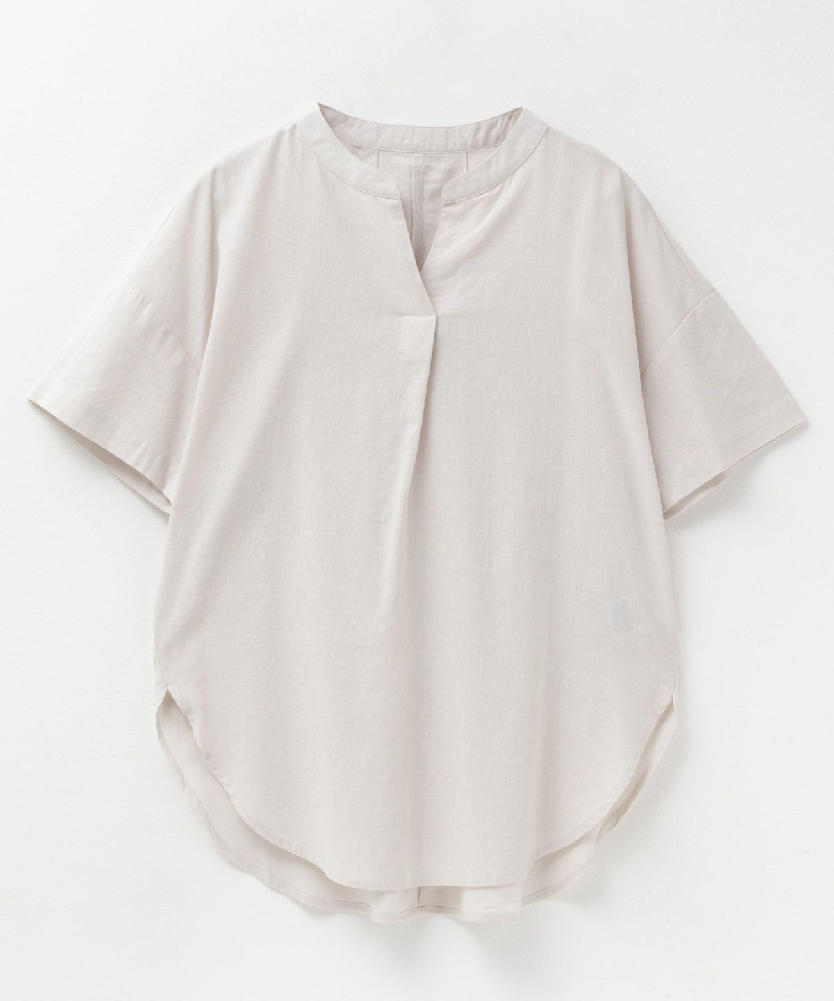 HusHusH 麻混スキッパーブラウス レディース