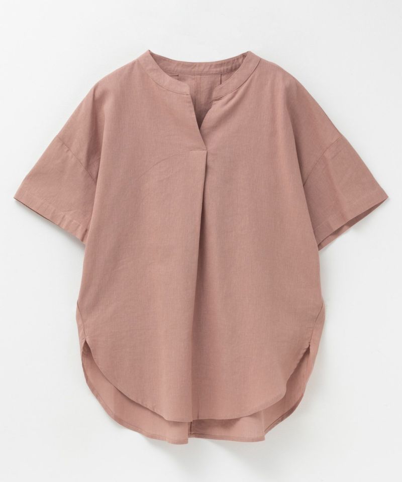 HusHusH  麻混スキッパーブラウス レディース商品画像-25