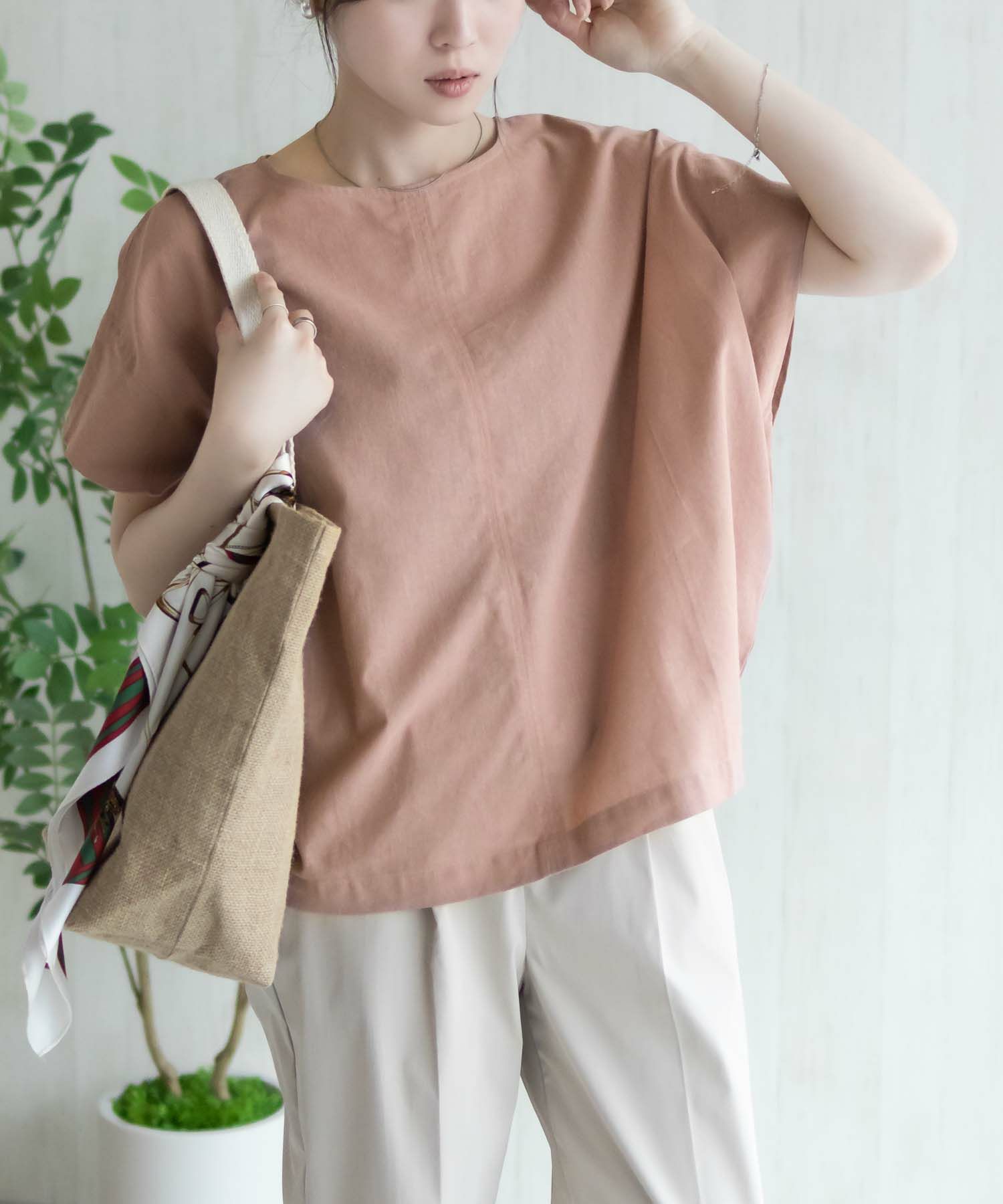 HusHusH  麻混プルオーバー レディース商品画像-1