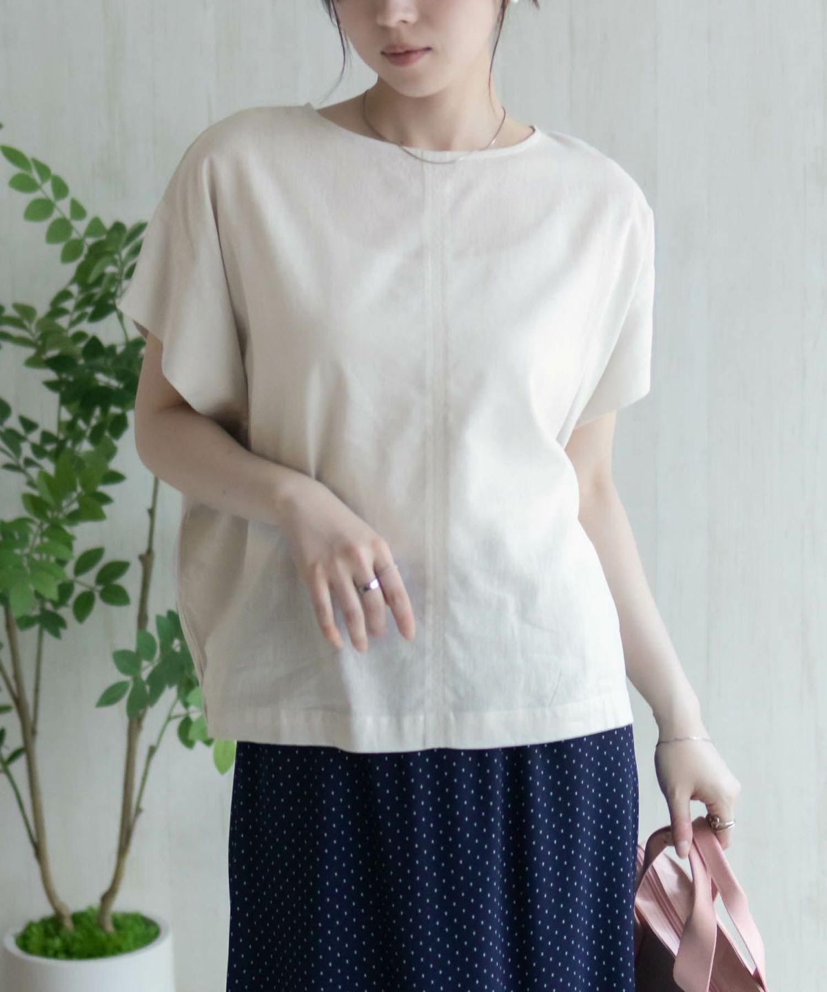 HusHusH 麻混プルオーバー レディース